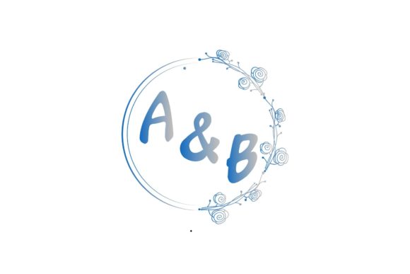 A & B Initial Monogram Wedding: A Designer's Guide