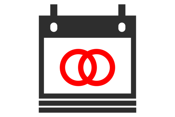 Designing with the Wedding Date Icon: Event Day on Calendar