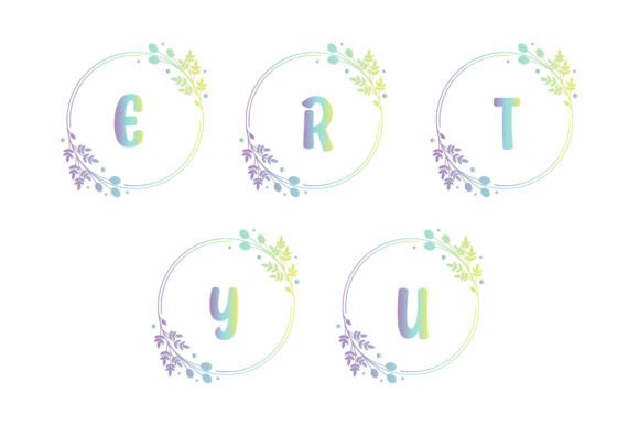 Elegant Floral Wedding Monograms for Your Special Day