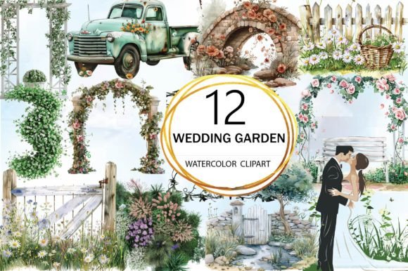 Enchanting Wedding Garden Clipart: A Designer’s Resource Guide