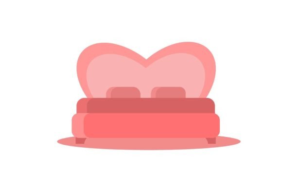 The Allure of Wedding Couch Vector Art