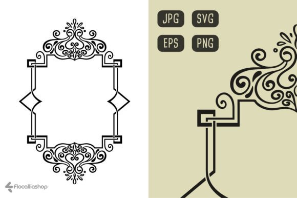 Wedding Frame, #011: Your Design's Elegant Centerpiece