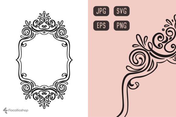 Wedding Frame #036: Your Go-To Vector for Elegant Decor
