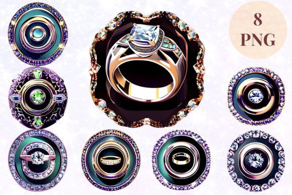 Wedding Ring 20 Clipart PNG: Your Go-To Design Asset