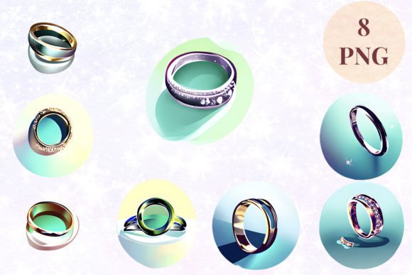 Wedding Ring 23 Clipart PNG: Elevate Your Designs Instantly