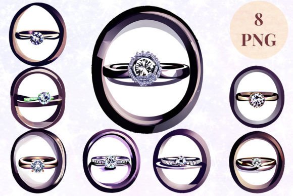 Wedding Ring 29 Clipart PNG: Elevate Your Creative Projects